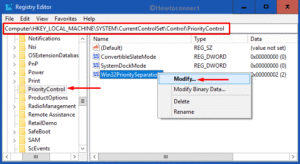 How to Tweak Win32PrioritySeparation in Windows 10 2