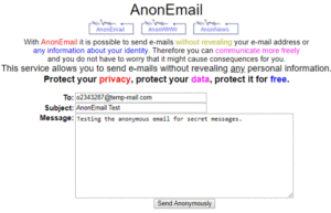 How to Send Anonymous Emails 1