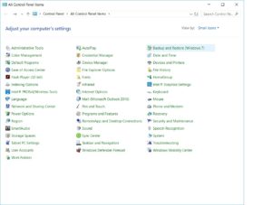 How to Create an Image Backup in Windows 10 and Restore it if required? (1)