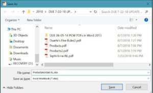 How to Export PDF Files from Acrobat to Excel and from Excel to Acrobat? (2)