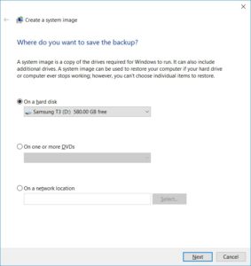 How to Create an Image Backup in Windows 10 and Restore it if required? (3)