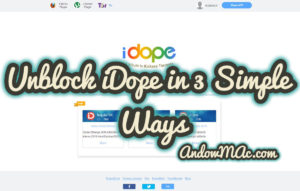 Unblock iDope in 3 Simple Ways