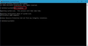 How to Use SFC Command Software in Windows 10 to Fix System Files? (1)