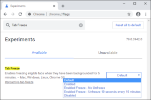 How Google Chrome’s “Tab Freezing” Will Save CPU and Battery? (2)