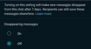 How to Send Disappearing Messages on Whatsapp? (3)