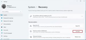 Two Ways to Roll back from Windows 11 to Windows 10 (2)