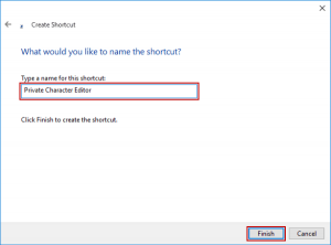 6 Different Ways to Access Private Character Editor in Windows 10? (7)