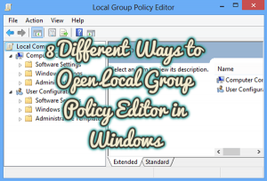 8 Different Ways to Open Local Group Policy Editor in Windows